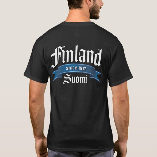 Finnlandseit 1917 Rev Back T-Shirt (Rückseite)