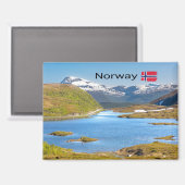 Finnvikvatnet Magnet (Vorderseite/Rückseite)