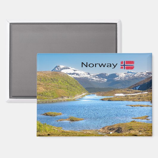 Finnvikvatnet Magnet (Vorderseite/Rückseite)