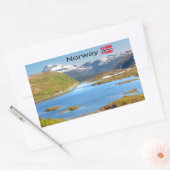 Finnvikvatnet Rechteckiger Aufkleber (Umschlag)