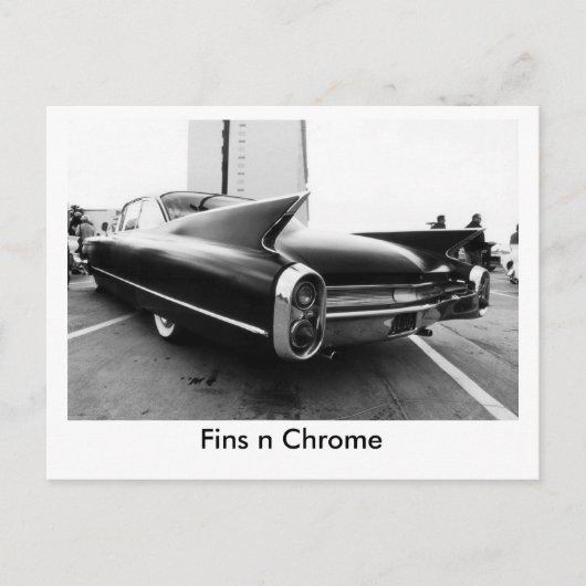 Fins n Chrom Postkarte (Vorderseite)