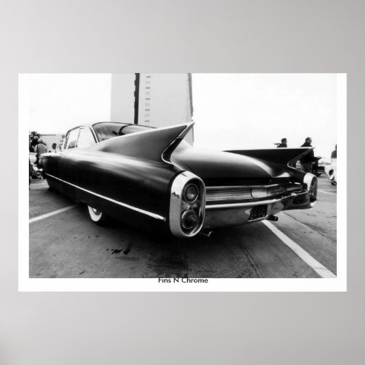 Fins N Chrome Poster (Vorne)