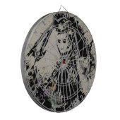 finstere Hase Dartscheibe (Vorderseite Links)