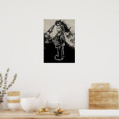 finstere Hase Poster (Küche)