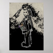 finstere Hase Poster (Vorne)