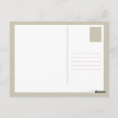 finstere Hase Postkarte (Rückseite)