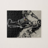 finstere Hase Puzzle (Horizontal)