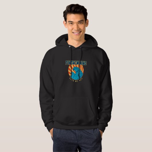 Finswimming gibt es bei tropischen Sportarten Hoodie (Vorne ganz)