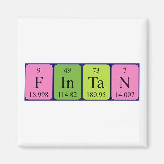 Fintan Periodenmagnet Magnet (Vorne)