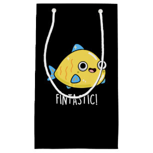 Fintastic Funny Fish Puff Dark BG Kleine Geschenktüte