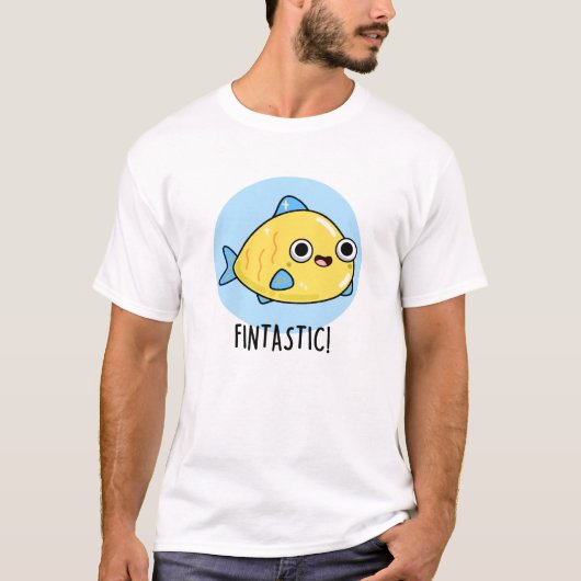 Fintastic Funny Fish Puff T-Shirt (Vorderseite)