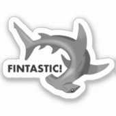 Fintastikaufkleber Aufkleber (Vorderseite)
