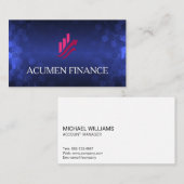 Fintech-Logo | Moderne Tech AI Visitenkarte (Vorne/Hinten)