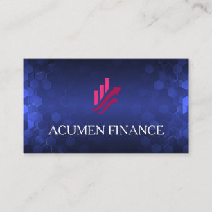 Fintech-Logo Moderne Tech AI Visitenkarte