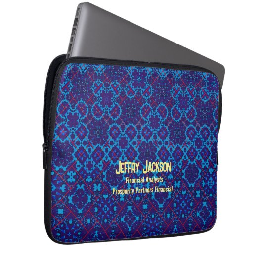 FinTechGuard: Sleek Armor für Analysten Laptopschutzhülle (Vorne Rechts)