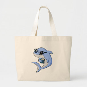 "Fintellectual" Haifisch! Jumbo Stoffbeutel