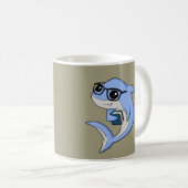 "Fintellectual" Haifisch! Kaffeetasse (VorderseiteRechts)