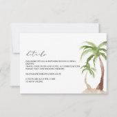 FIONA - Angaben zur Ausstattung der Wasserfarbenpa Einladung (Vorderseite)