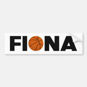 Fiona Basketball Autoaufkleber