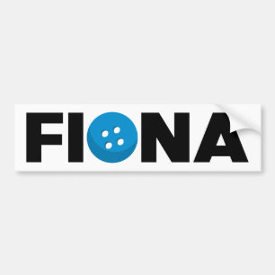 Fiona-Button-Autoaufkleber Autoaufkleber