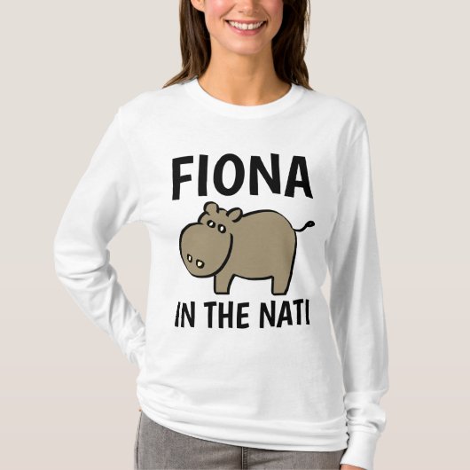 FIONA CINCINNATI NILPFERD T-Shirts (Vorderseite)