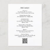 Fiona Foto Bold Monogram Modern Wedding (Rückseite)