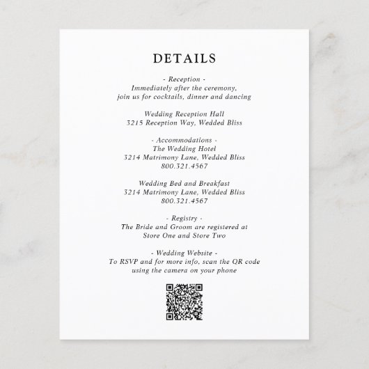 Fiona Foto Bold Monogram Modern Wedding (Rückseite)