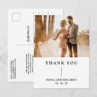 Fiona Foto Bold Monogram Modern Wedding