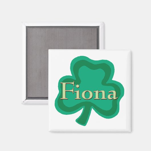Fiona Irish Magnet (Vorderseite/Rückseite)