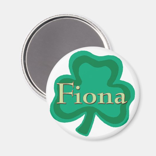 Fiona Irish Magnet (Vorderseite/Rückseite)