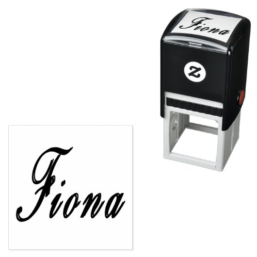 Fiona Name Logo, Permastempel (Beispiel)