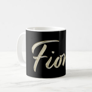 Fiona white gold Handwriting Tasse Kaffeetasse