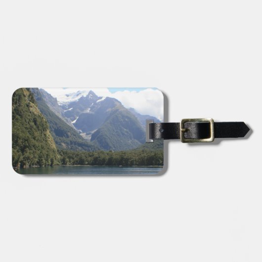Fiordland Nationalpark, Neuseeland Gepäckanhänger (Vorderseite horizontal)