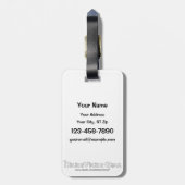 Fiordland Nationalpark, Neuseeland Gepäckanhänger (Rückseite vertikal)