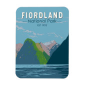 Fiordland Nationalpark Neuseeland Kunst, Dichtung Magnet (Vertikal)