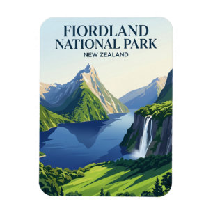 Fiordland-Nationalpark Neuseeland Magnet