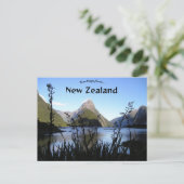 Fiordland Neuseeland Postkarte (Stehend Vorderseite)