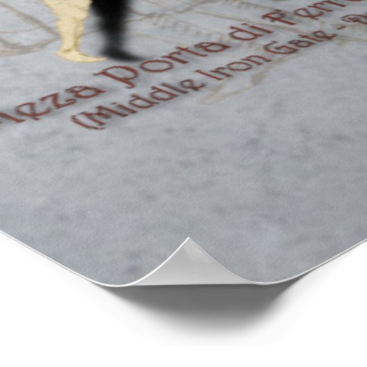 Fiore Abrazare und Daga Poste Poster (Ecke)