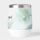Fiore Bianco Stainless Steel Wine Tumbler (Rückseite)
