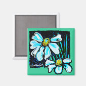 Fiore, Blumenerzeugnisse Magnet (Vorderseite/Rückseite)