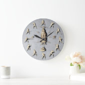 Fiore dei Liberi Wall Clock Große Wanduhr (Zuhause)