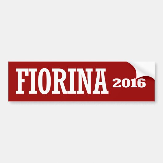 FIORINA 2016 AUTOAUFKLEBER (Vorne)