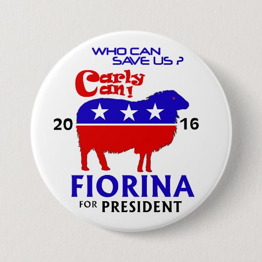 Fiorina für Präsidenten 2016 Button (Vorderseite)