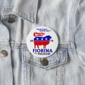 Fiorina für Präsidenten 2016 Button (Beispiel)