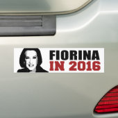 Fiorina im Jahre 2016 Stoßdämpfer - .png Autoaufkleber (Auf Auto)