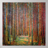 Fir Forest | Gustav Klimt | Poster (Vorne)