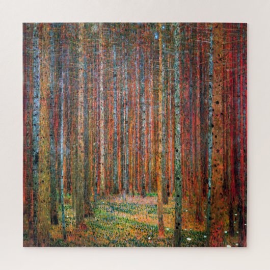 Fir Forest | Gustav Klimt | Puzzle (Vertikal)