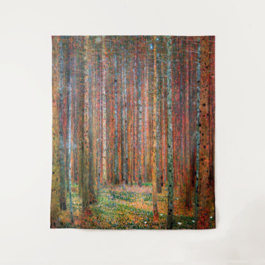 Fir Forest | Herr Gustav Klimt | Wandteppich (Vorderseite)