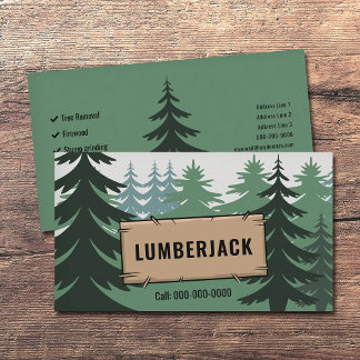 Fir Forest - Lumberjack Services Visitenkarte
