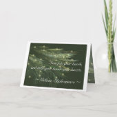 FIR FRONDS Hochzeitseinladung Einladung (Rückseite)